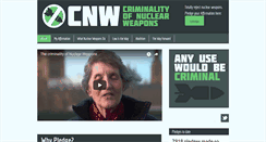 Desktop Screenshot of nuclearweapons-warcrimes.org